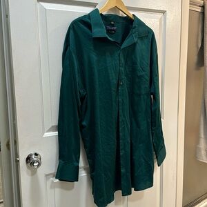 Green Button Down Dress Shirt